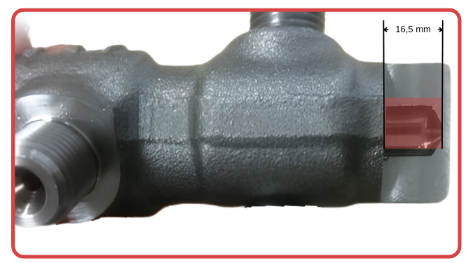 Audi V6 HPS part machined with incorrect HPV program — over-length feature